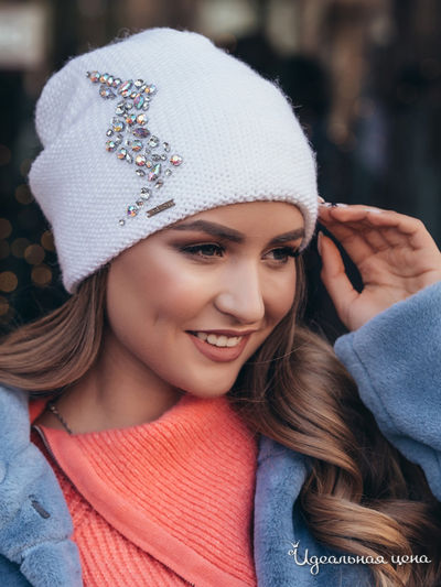 Шапка Dressa, цвет белый