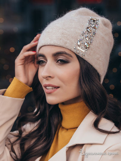 Шапка Dressa, цвет бежевый