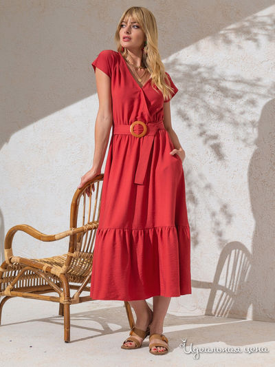 Платье Dressa, цвет коралловый