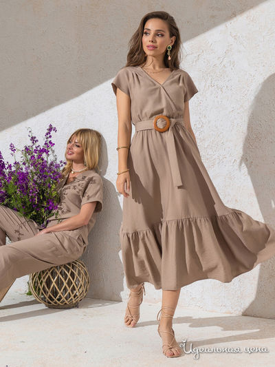 Платье Dressa, цвет бежевый