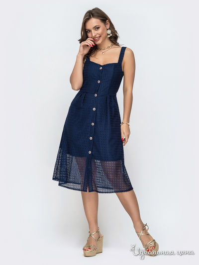 Сарафан Dressa, цвет темно-синий