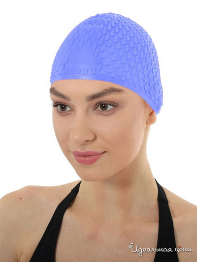 Шапочка для плавания Bradex, цвет синий