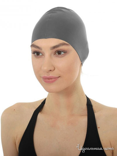 Шапочка для плавания Bradex, цвет серый