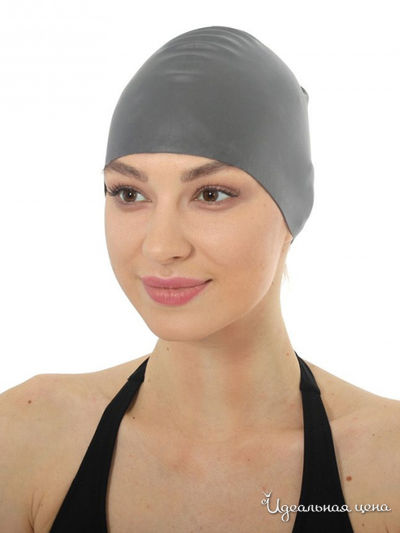 Шапочка для плавания Bradex, цвет серый