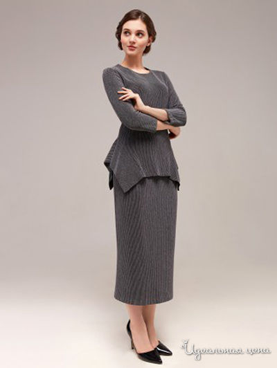 Юбка Topdesign, цвет серый