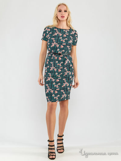 Платье Topdesign, цвет мультиколор