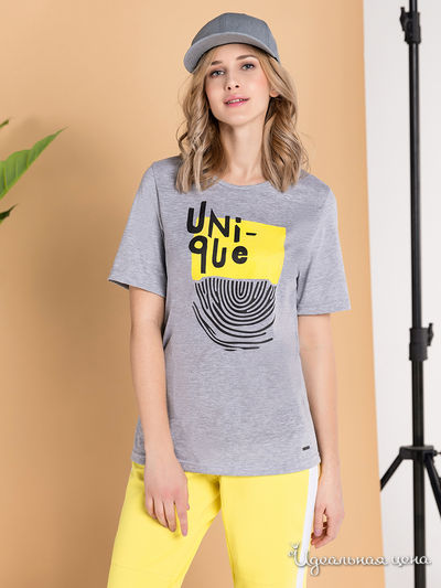 Футболка BARMARISKA, цвет серый