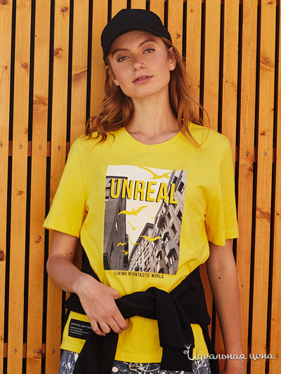 Футболка BARMARISKA, цвет желтый