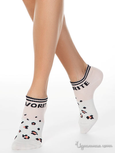 Носки CONTE, цвет персиковый