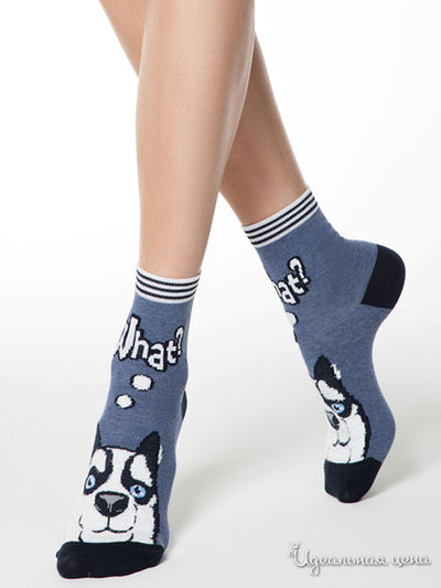 Носки CONTE, цвет синий