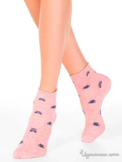 Носки БЧК, цвет бледно-розовый