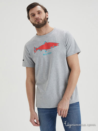 Футболка BARMARISKA, цвет серый