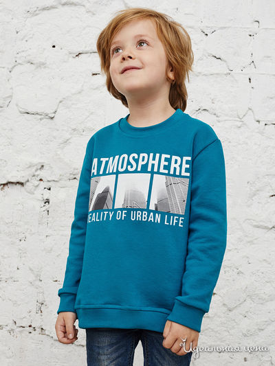 Свитшот BARMARISKA, цвет бирюзовый