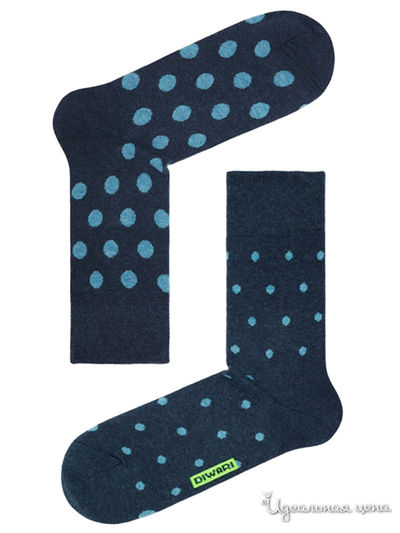 Носки DiWaRi, цвет темно-синий-голубой