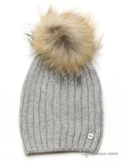 Шапка Vera Victoria Vito, цвет серый