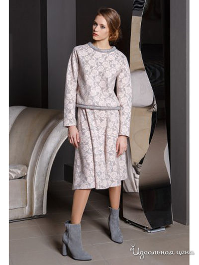 Юбка VonFlaibach, цвет розовый, серый