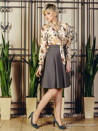 Юбка VonFlaibach, цвет серый