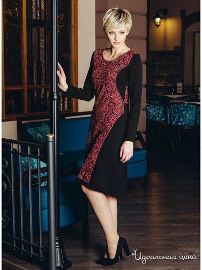 Платье VonFlaibach, цвет черный, красный