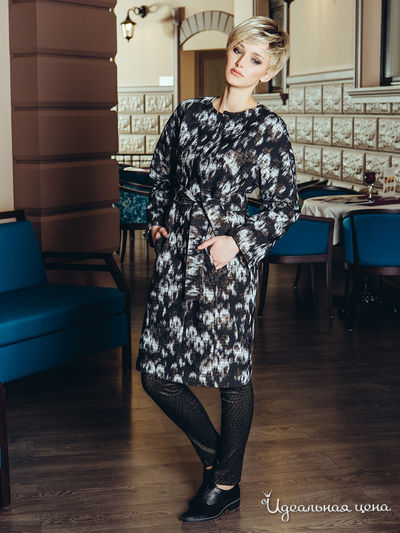 Пальто VonFlaibach, цвет черный, белый