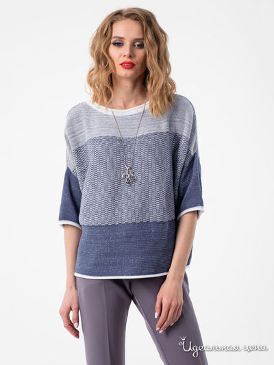 Джемпер Wisell, цвет белый, синий