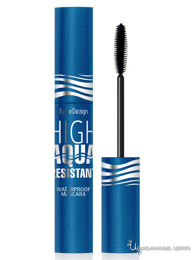 Тушь для ресниц влагостойкая HIGH AQUA RESISTANT, BelorDesign, цвет черный