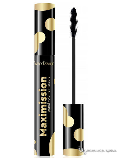 Тушь для ресниц суперобъемная Maximission, BelorDesign, цвет черный