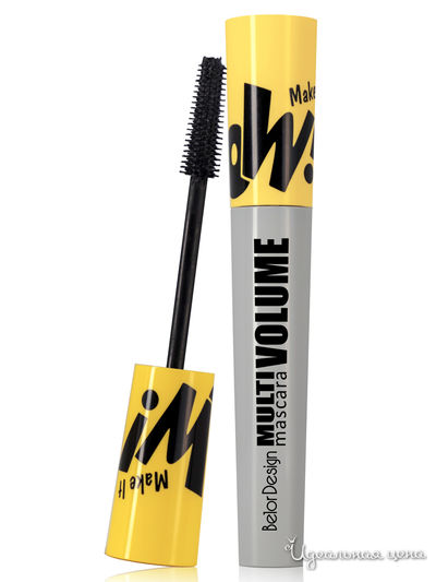 Тушь для ресниц  мультиобъемная Make It WOW!, BelorDesign, цвет черный