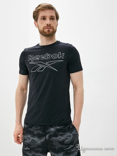 Футболка REEBOK, цвет черный