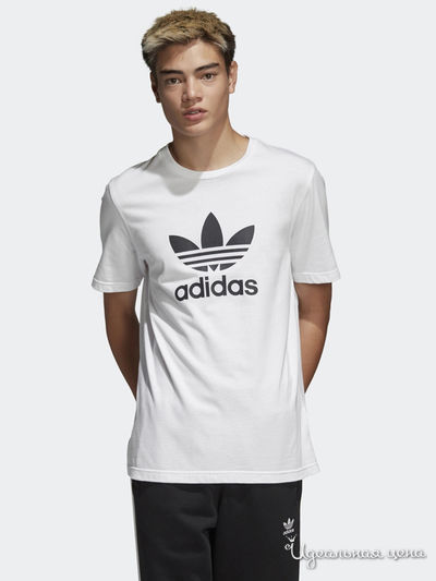 Футболка Adidas, цвет белый