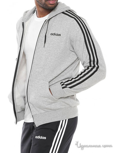Худи Adidas, цвет серый