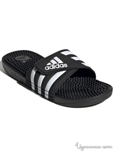 Шлепанцы Adidas, цвет черный