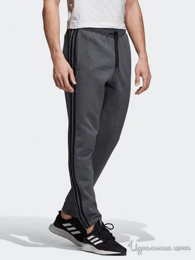 Брюки Adidas, цвет серый, черный
