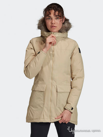 Парка Adidas, цвет бежевый