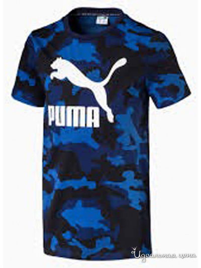 Футболка Puma для мальчика, цвет синий