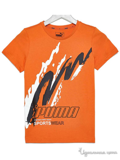 Футболка Puma, цвет оранжевый