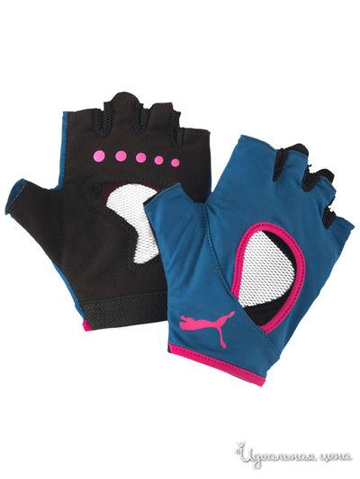 Перчатки Puma, цвет синий