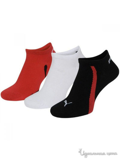 Носки, 3 пары Puma, цвет мультиколор