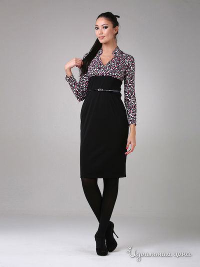 Платье Fleuretta, цвет цвет черно-розовый