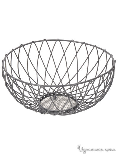 Фруктовница, 25х25х14 см Regent, цвет серый