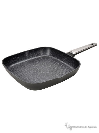 Сковорода-гриль, 28 см Regent, цвет серый, темно-серый