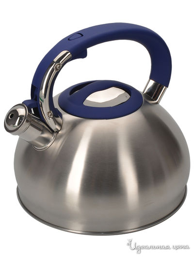 Чайник со свистком, 3 л Regent, цвет синий