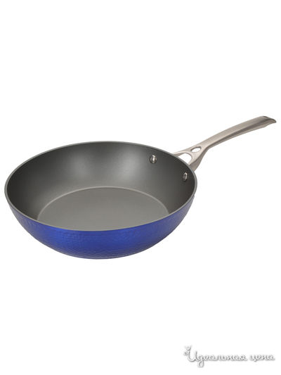 Сотейник, 28 см Regent, цвет синий, серый