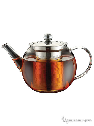 Чайник заварочный с ситечком, 600 мл Regent, цвет прозрачный