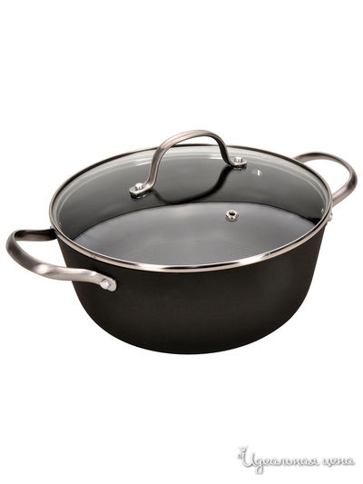 Кастрюля, 4 л Regent, цвет черный