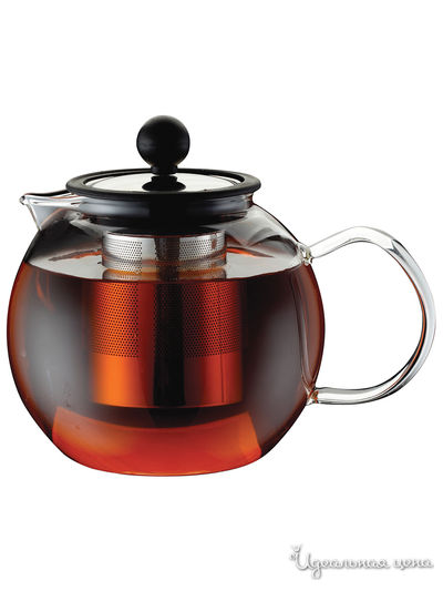Чайник заварочный с пресс-фильтром, 1 л Regent, цвет прозрачный