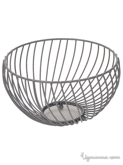 Фруктовница, 20х20х12 см Regent, цвет серый