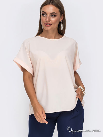 Блуза Dressa, цвет светло-розовый