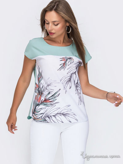 Блуза Dressa, цвет мятный