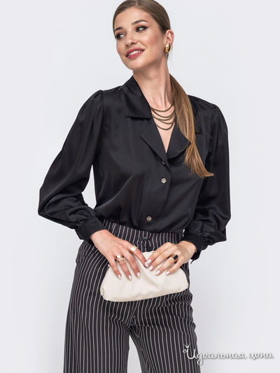 Блуза Dressa, цвет черный