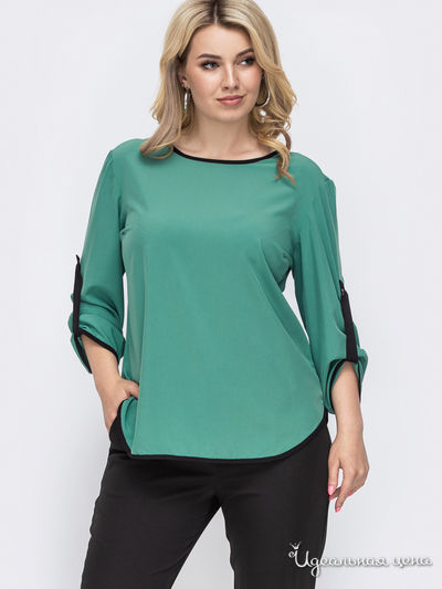 Блуза Dressa, цвет зеленый